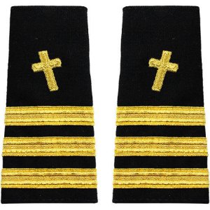 Navy Soft Shoulder Mark: Commander Christian Chaplain