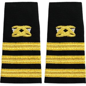 Navy Soft Shoulder Mark: Commander Civil Engineer