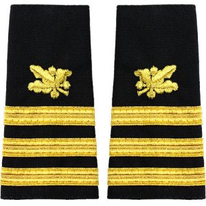 Navy Soft Shoulder Mark: Commander Supply Corps