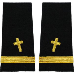 Navy Soft Shoulder Mark: Ensign Christian Chaplain