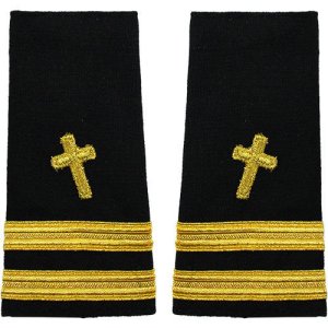 Navy Soft Shoulder Mark: Lieutenant Christian Chaplain