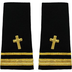 Navy Soft Shoulder Mark: Lieutenant Junior Grade Christian Chaplain