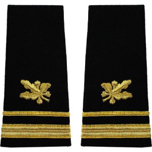 Navy Soft Shoulder Mark: Lieutenant Junior Grade Supply Corps