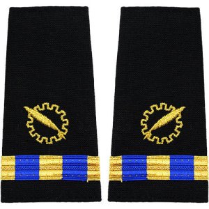 Navy Soft Shoulder Mark: Warrant Officer 3 Data Processing