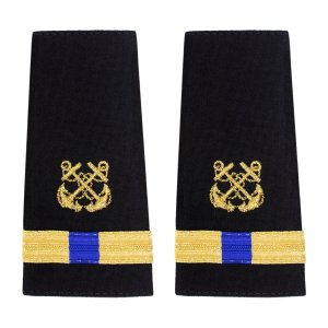 Navy Soft Shoulder Mark: Warrant Officer 4 Boatswain Mate (BM)