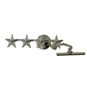 Navy Tie Tac: Four-Star General and Four-Star Admiral