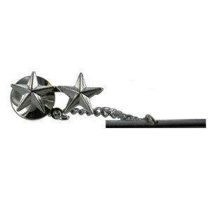 Navy Tie Tac: Major General and Admiral Upper Half