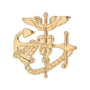 Public Health Service Collar Device: Anchor with Caduceus