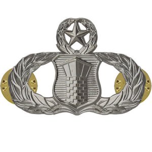 Air Force Badge: Air Traffic Control: Master, midsize