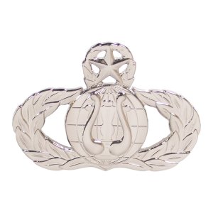 Air Force Badge: Band: Master, regulation size