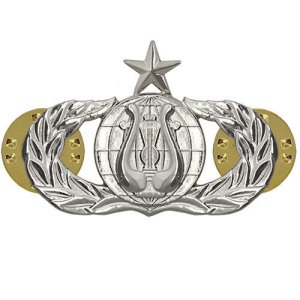 Air Force Badge: Band: Senior, midsize