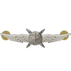 Air Force Badge: Basic Cyberspace Operator, regulation size