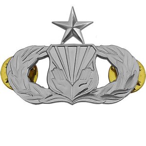 Air Force Badge: Chaplain Assistant: Senior, midsize
