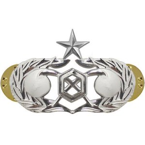 Air Force Badge: Civil Engineer Readiness: Senior, regulation size