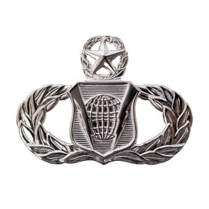 Air Force Badge: Command and Control: Master, regulation size