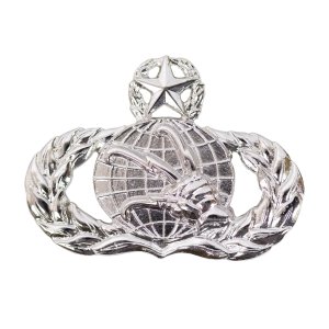 Air Force Badge: Communications and Information: Master, regulation size