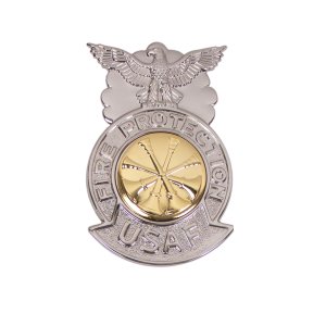 Air Force Badge: Deputy Fire Chief, regulation size