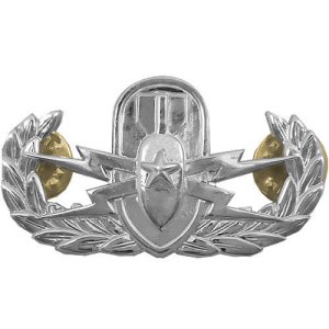 Air Force Badge: Explosive Ordnance Disposal: Senior, midsize