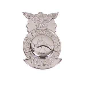 Air Force Badge: Fire Protection Fire Fighter, regulation size