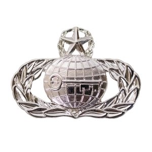 Air Force Badge: Intelligence: Master, midsize