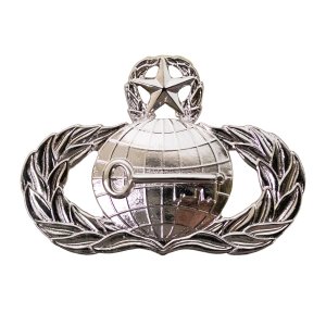 Air Force Badge: Intelligence: Master, regulation size