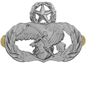 Air Force Badge: Logistics Readiness: Master, midsize