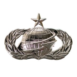 Air Force Badge: Manpower and Personnel: Senior, regulation size