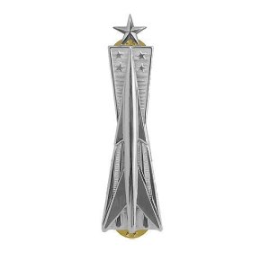 Air Force Badge: Missileman: Senior, miniature