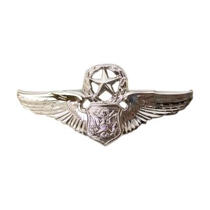 Air Force Badge: Officer Aircrew: Master, miniature