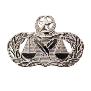Air Force Badge: Paralegal: Master, regulation size