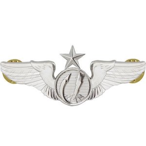 Air Force Badge: Remotely Piloted Aircraft Sensor Operator: Senior, Midsize