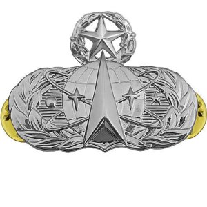 Air Force Badge: Space Operations: Master, midsize