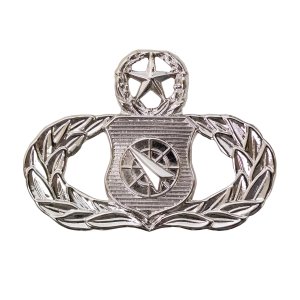 Air Force Badge: Weapons Controller: Master, midsize