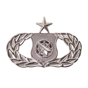 Air Force Badge: Weapons Controller: Senior, midsize