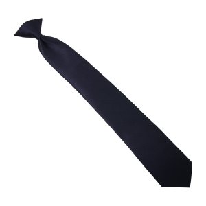 Air Force Blue Ready-Tied Clip-on Herringbone