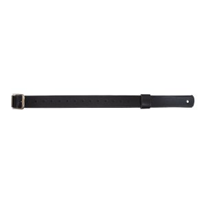 Air Force Cap Strap: Back Black with Buckle