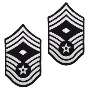 Air Force Chevron: Chief Master Sergeant: 1st Sgt, large color
