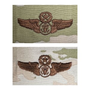 Air Force Embroidered Badge: Aircrew: Chief, embroidered on OCP