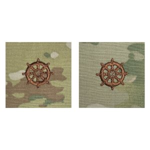Air Force Embroidered Badge: Buddhist Chaplain, embroidered on OCP