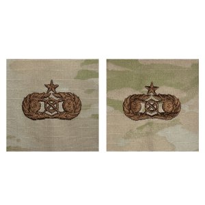 Air Force Embroidered Badge: Civil Engineer Readiness: Senior, embroidered on OCP