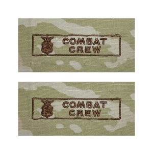 Air Force Embroidered Badge: Combat Crew, embroidered on OCP