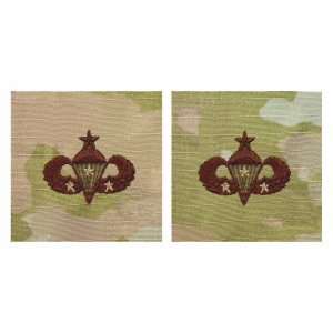 Air Force Embroidered Badge: Combat Parachutist: Senior 3rd Award, embroidered on OCP