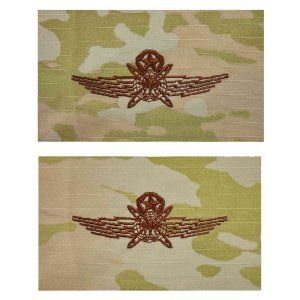 Air Force Embroidered Badge: Cyberspace Operator: Master, embroidered on OCP