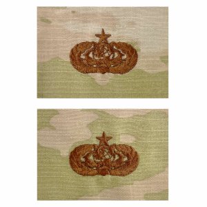 Air Force Embroidered Badge: Cyberspace Support: Senior, embroidered on OCP