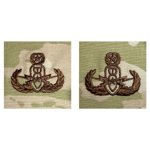 Air Force Embroidered Badge: Explosive Ordnance Disposal: Master, OCP