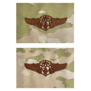 Air Force Embroidered Badge: Flight Nurse: Chief, embroidered on OCP