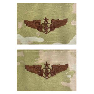 Air Force Embroidered Badge: Flight Nurse: Senior, embroidered on OCP