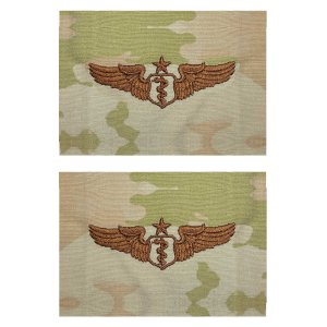 Air Force Embroidered Badge: Flight Surgeon: Senior, embroidered on OCP
