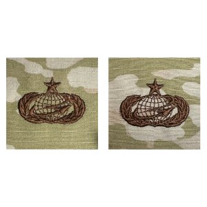 Air Force Embroidered Badge: Manpower: Senior, embroidered on OCP