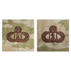 Air Force Embroidered Badge: Munitions: Master, embroidered on OCP